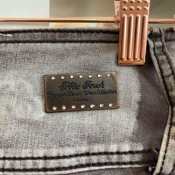 EROTIC TOUCH DISTRESSED JEANS 5/6 (26) - Picture 4 of 6